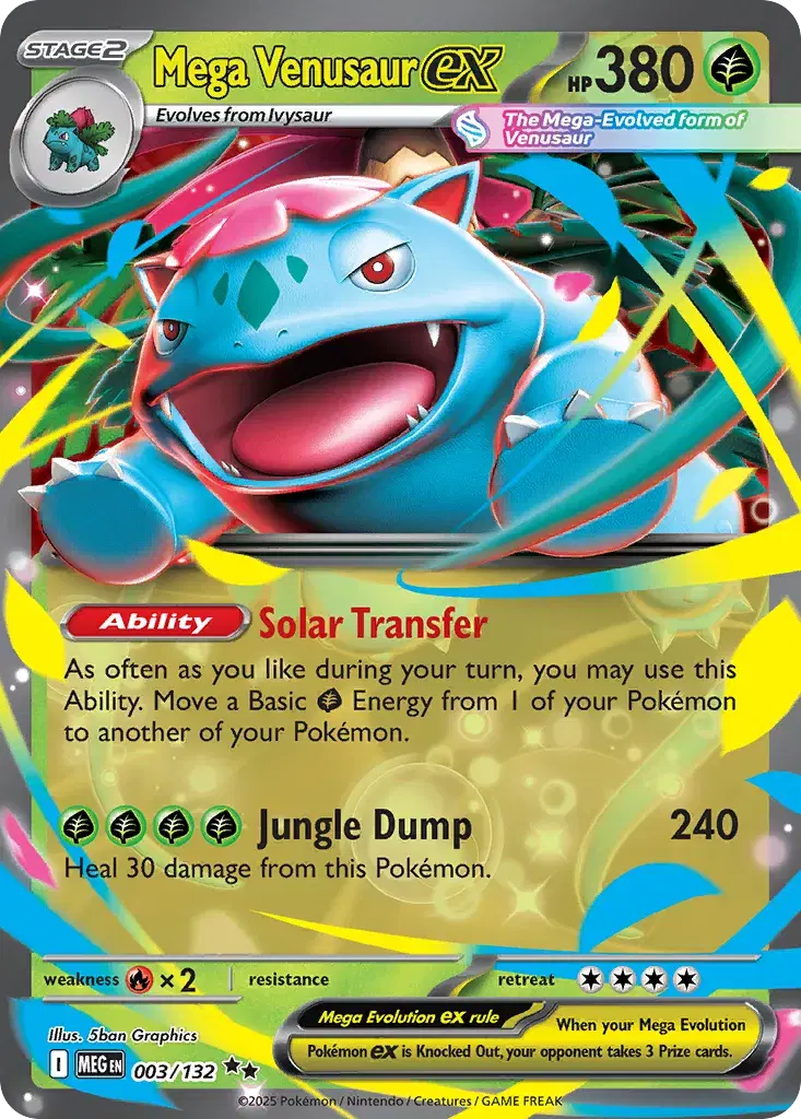 Mega Venusaur ex Mega Evolution 3