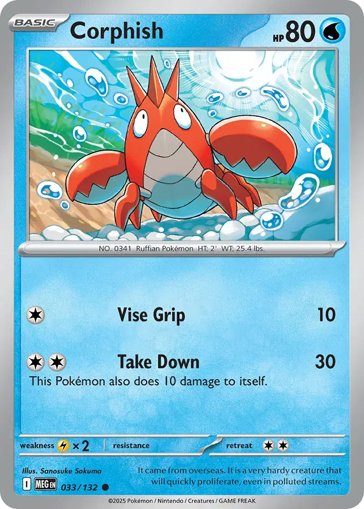 Corphish Mega Evolution 33