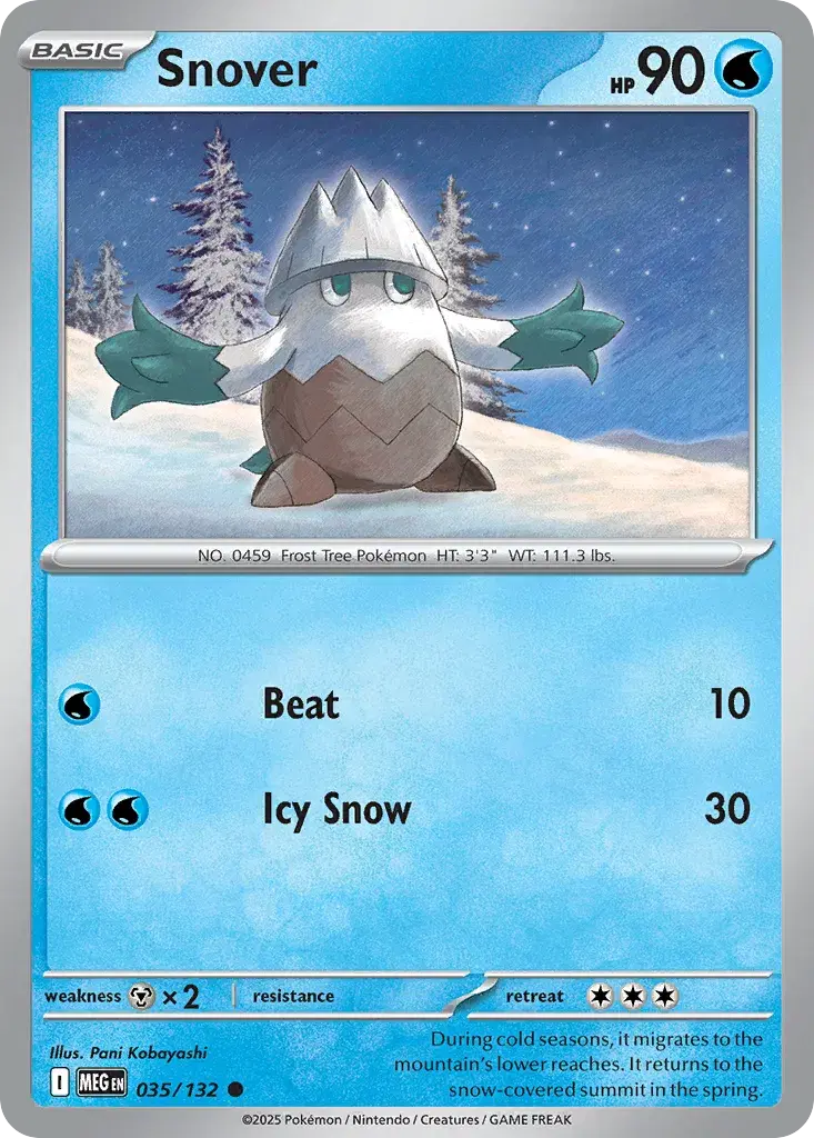 Snover Mega Evolution 35