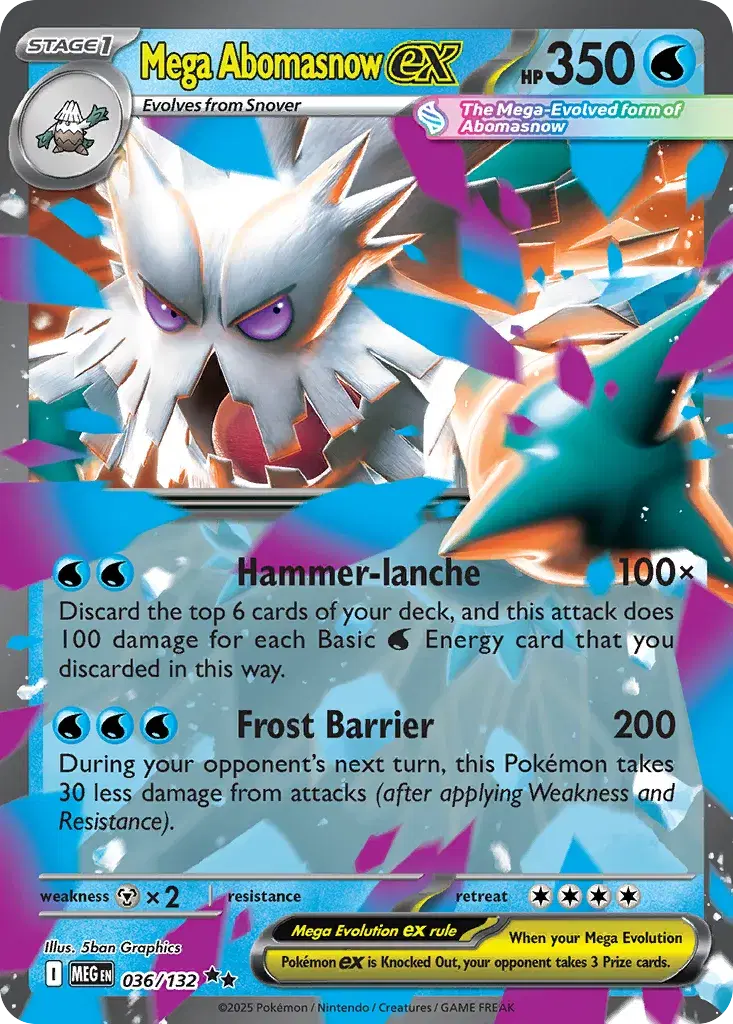Mega Abomasnow ex Mega Evolution 36