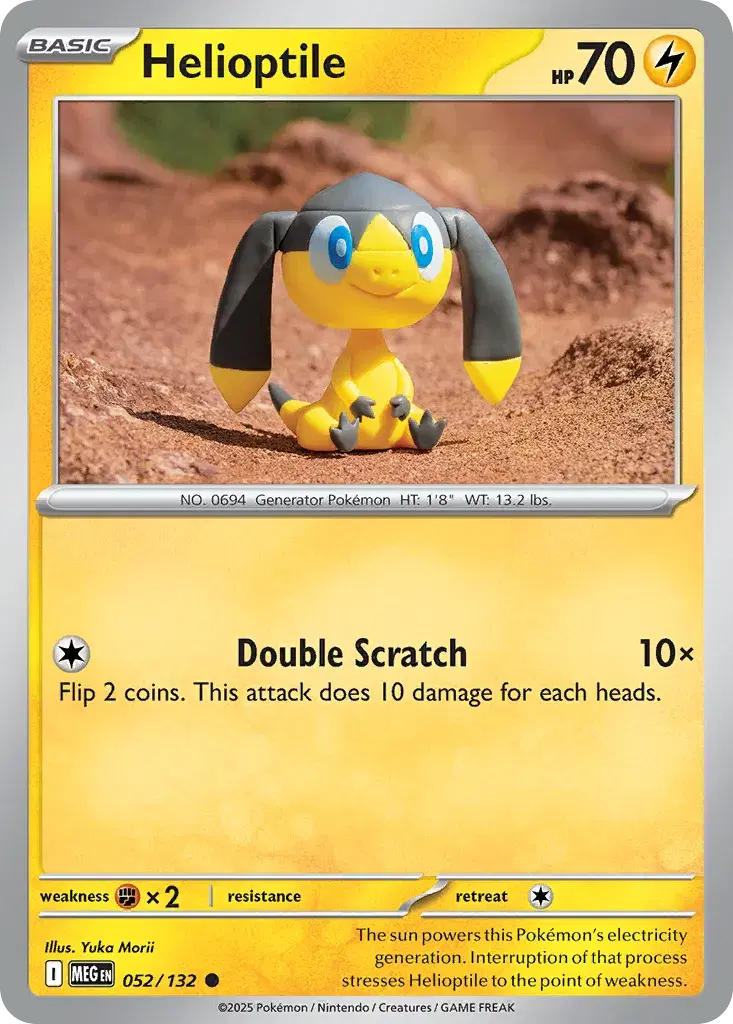 Helioptile Mega Evolution 52