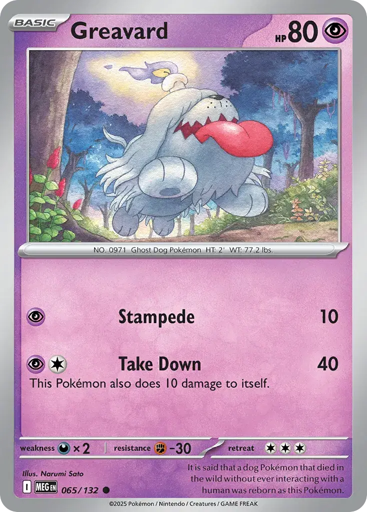 Greavard Mega Evolution 65