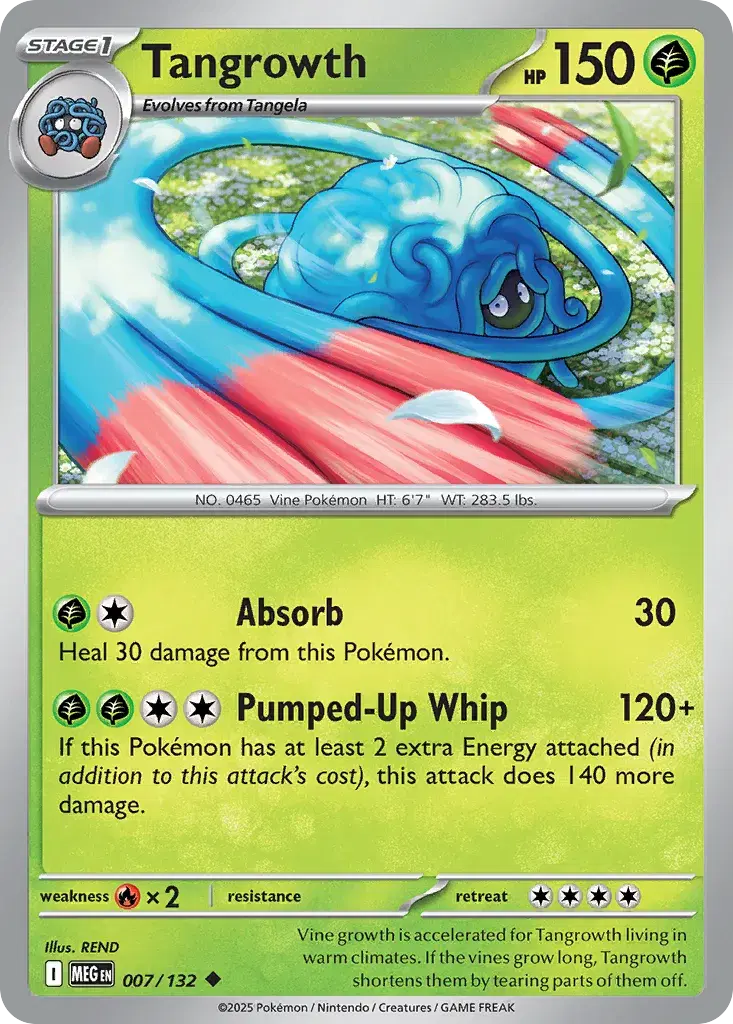 Tangrowth Mega Evolution 7