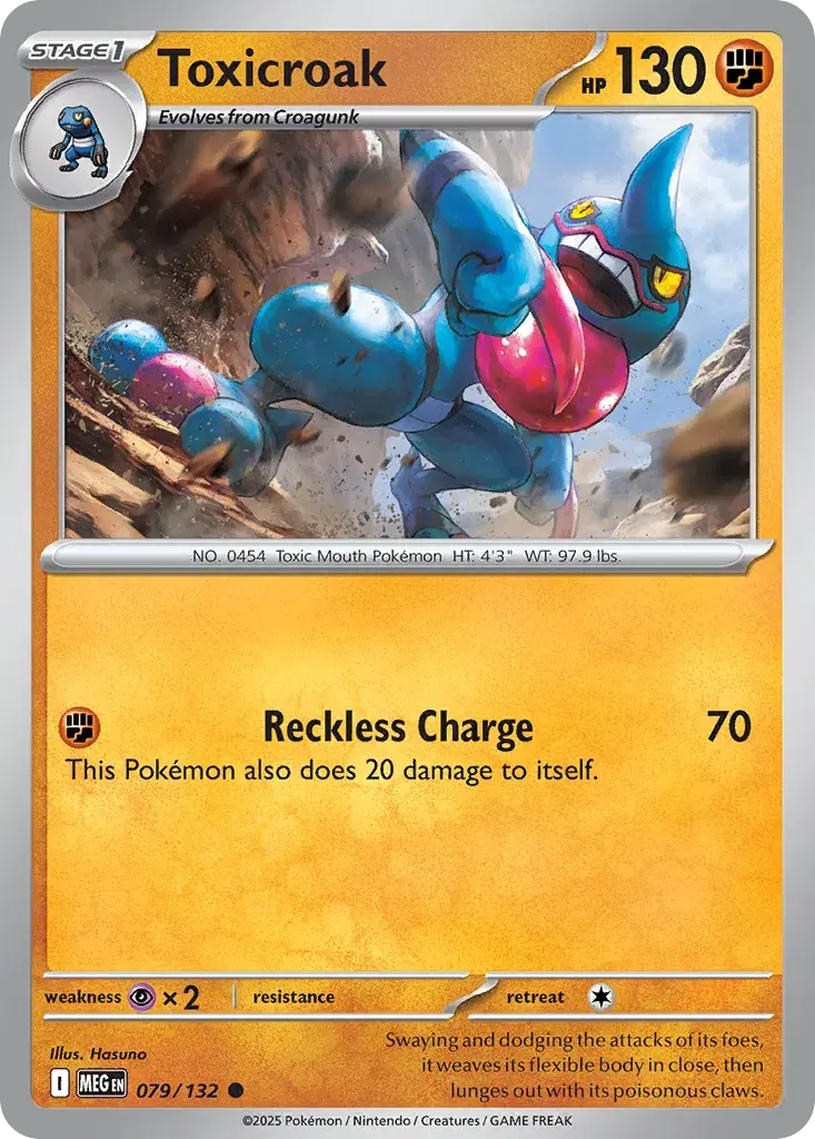 Toxicroak Mega Evolution 79