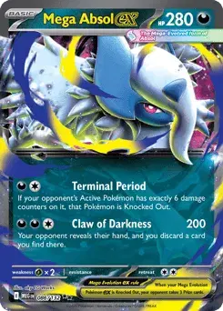 Mega Absol ex Mega Evolution