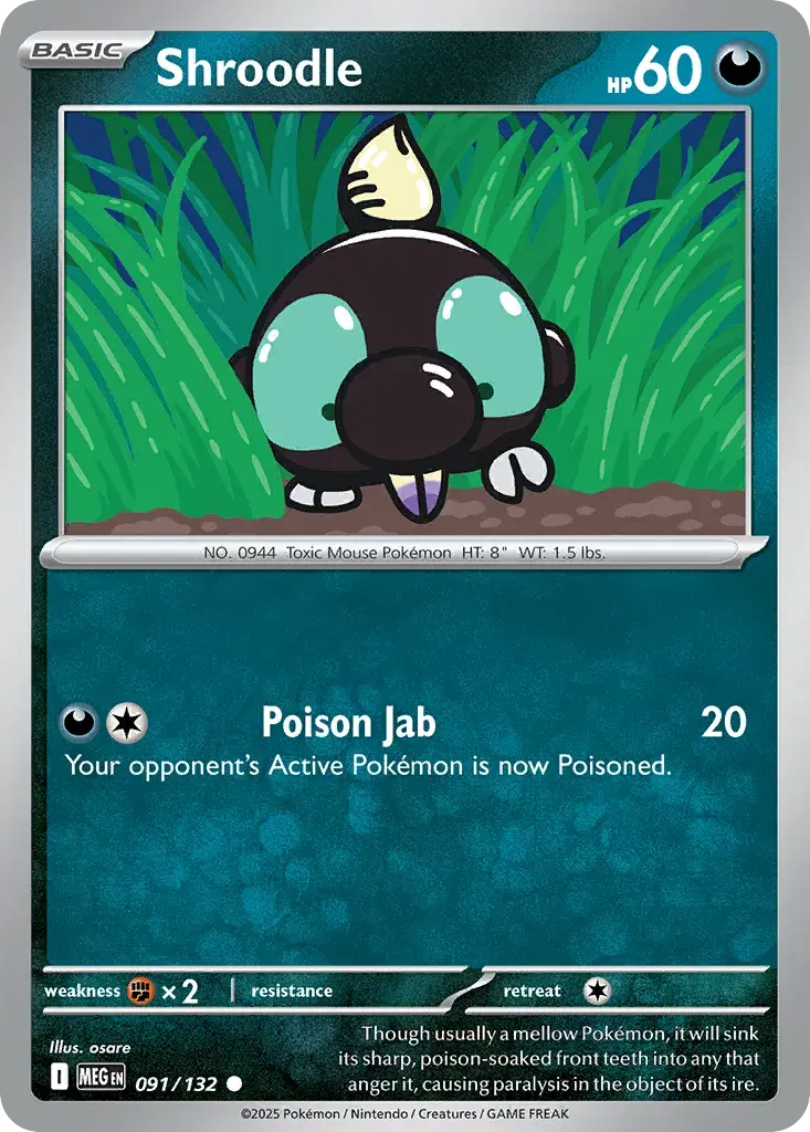 Shroodle Mega Evolution 91