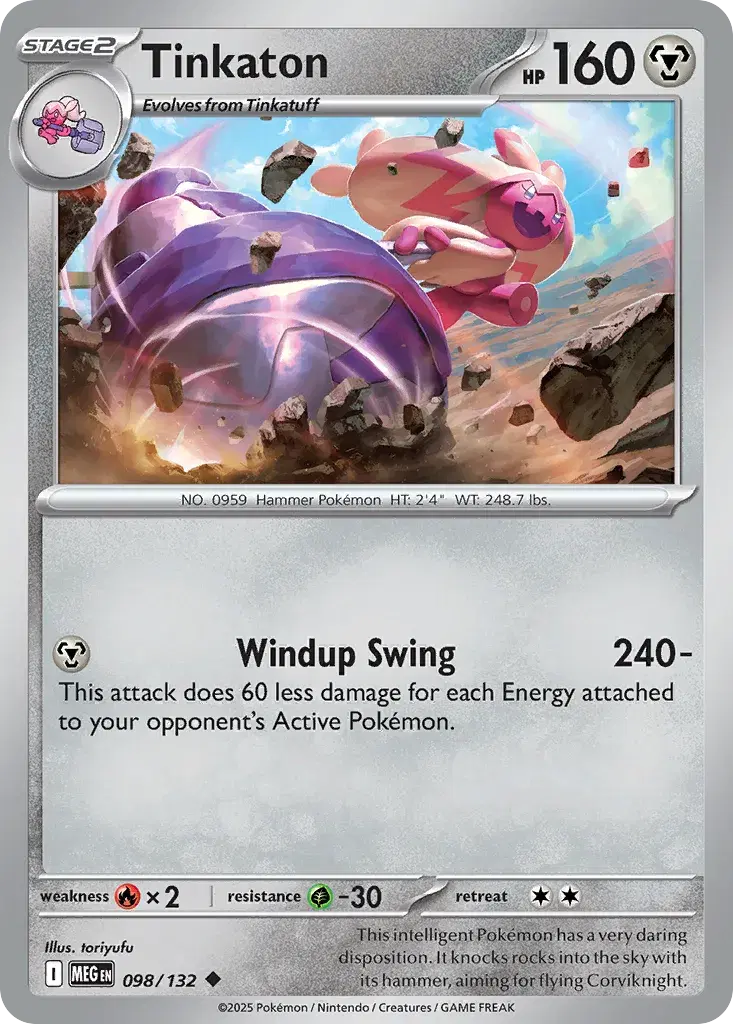 Tinkaton Mega Evolution 98