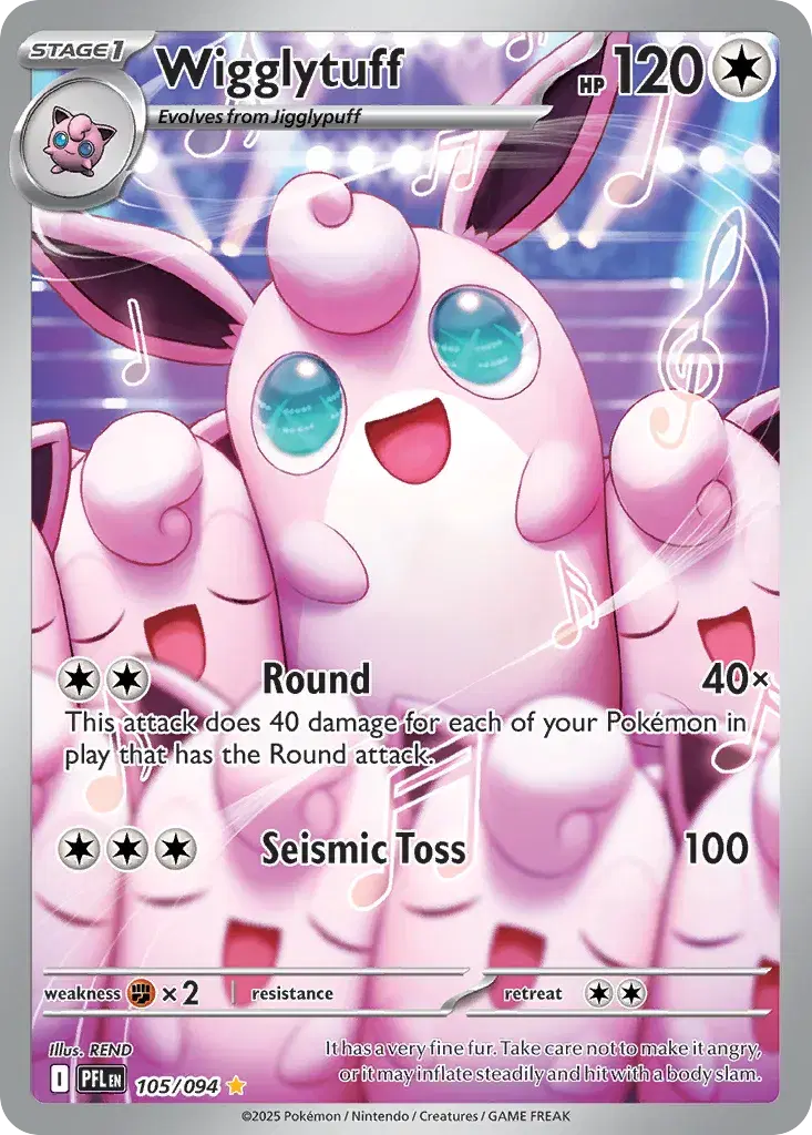 Wigglytuff Phantasmal Flames 105