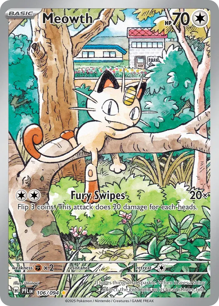 Meowth Phantasmal Flames 106