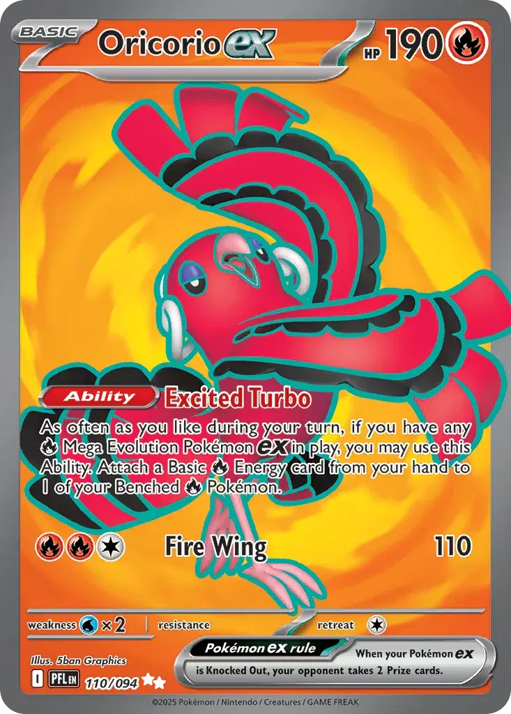 Oricorio ex Phantasmal Flames 110