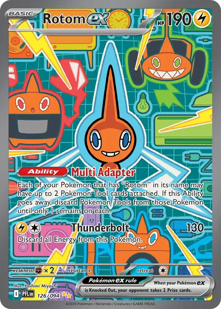 Rotom ex Phantasmal Flames 126