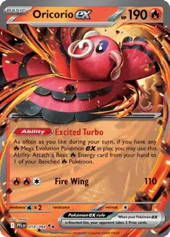 Oricorio ex Phantasmal Flames