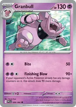 Granbull Phantasmal Flames