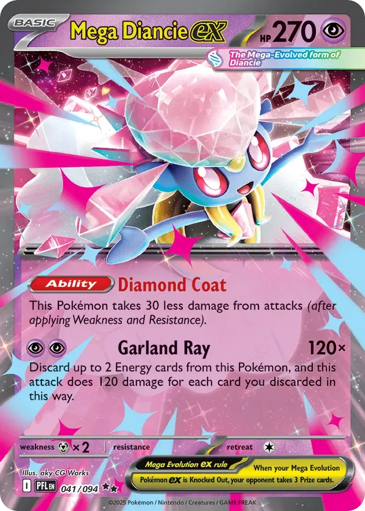 Mega Diancie ex Phantasmal Flames 41