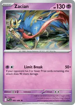 Zacian Phantasmal Flames