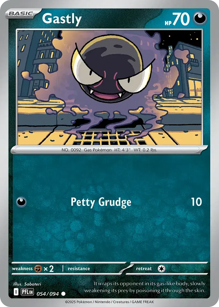 Gastly Phantasmal Flames 54
