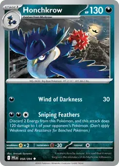 Honchkrow Phantasmal Flames