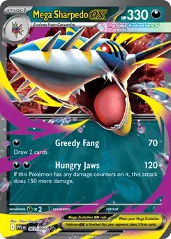 Mega Sharpedo ex Phantasmal Flames