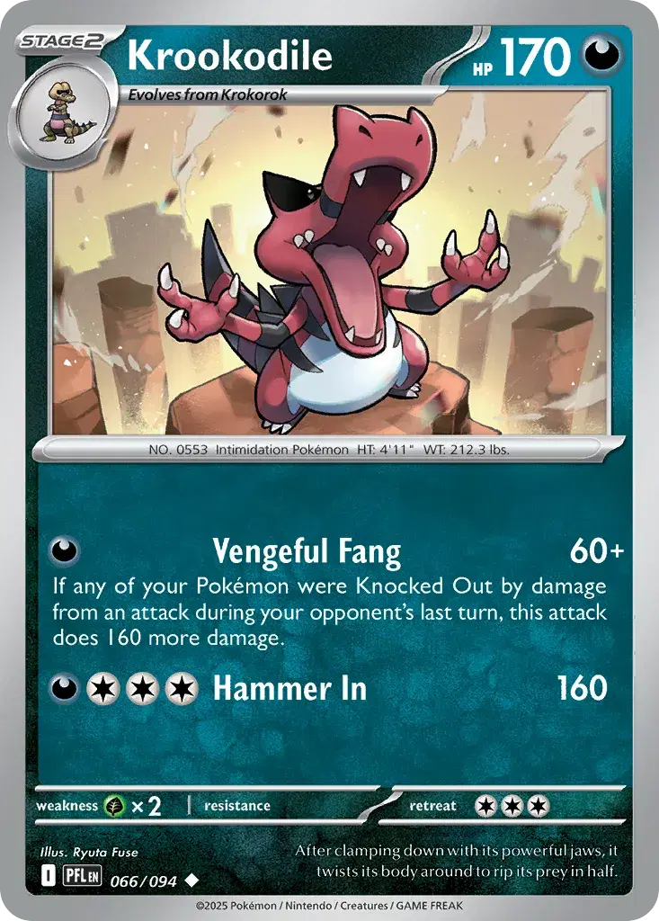 Krookodile Phantasmal Flames 66