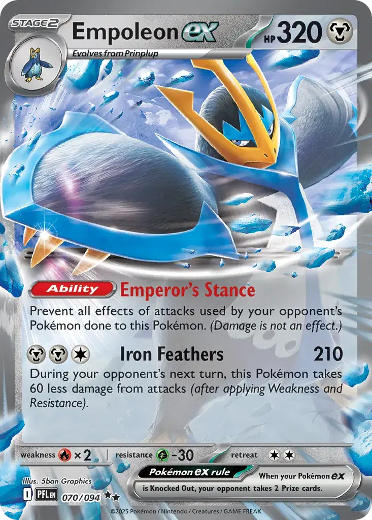 Empoleon ex Phantasmal Flames 70