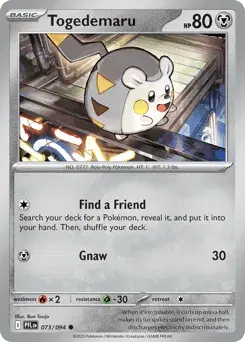 Togedemaru Phantasmal Flames