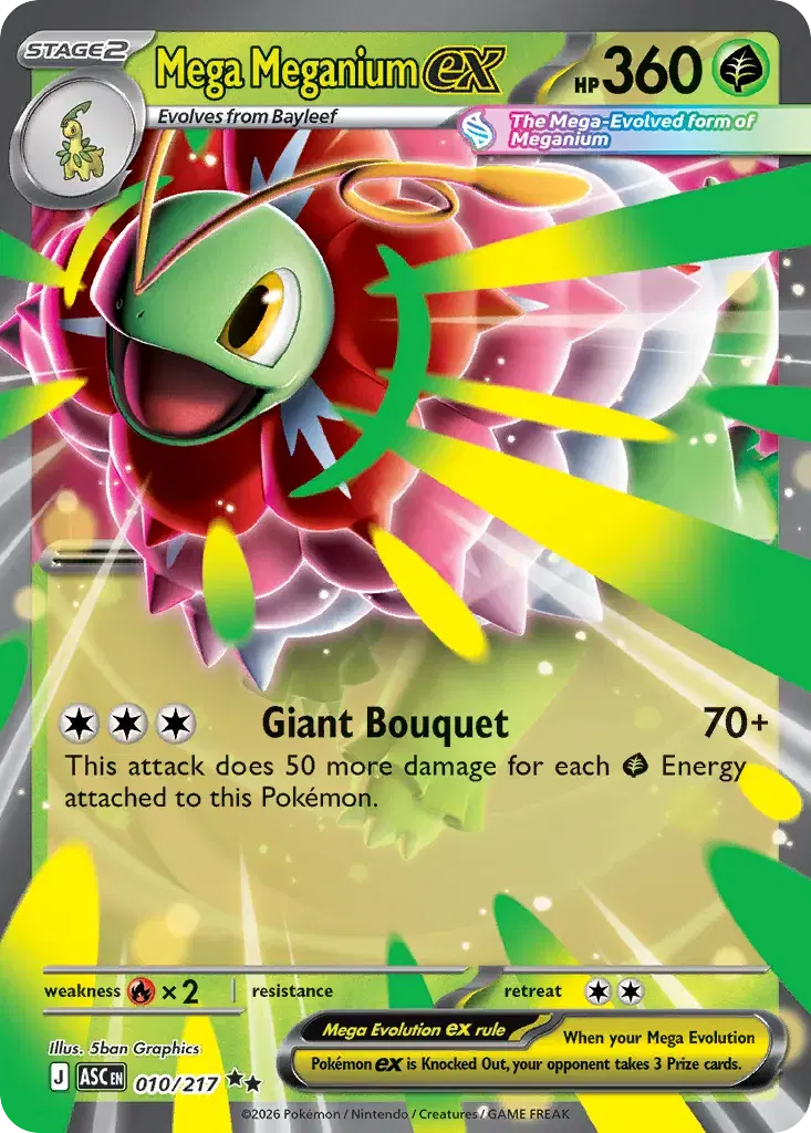 Mega Meganium ex Ascended Heroes 10