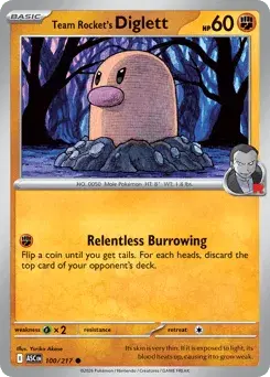 Team Rocket's Diglett Ascended Heroes