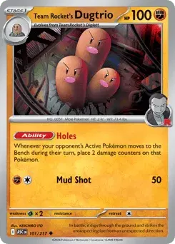 Team Rocket's Dugtrio Ascended Heroes