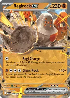 Regirock ex Ascended Heroes
