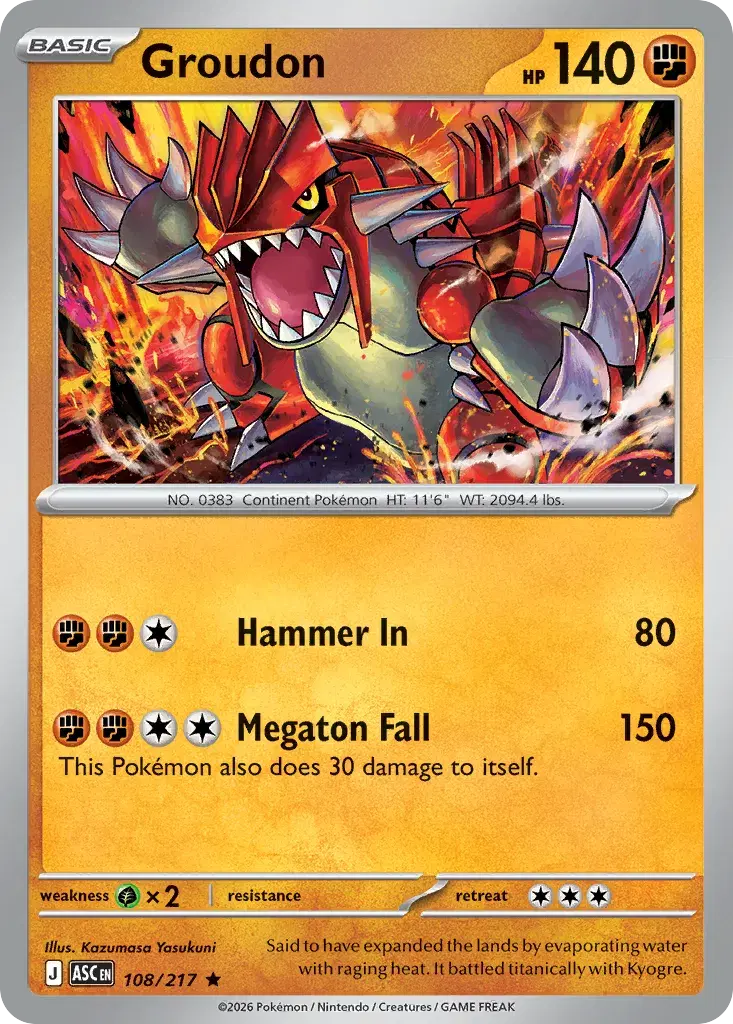 Groudon Ascended Heroes 108