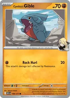 Cynthia's Gible Ascended Heroes