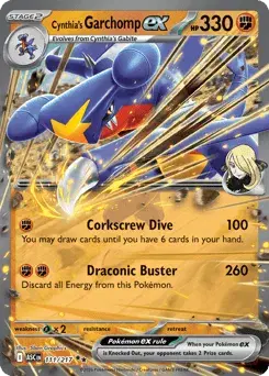 Cynthia's Garchomp ex Ascended Heroes