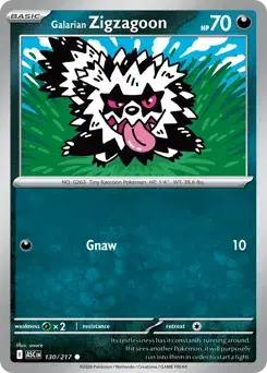 Galarian Zigzagoon Ascended Heroes