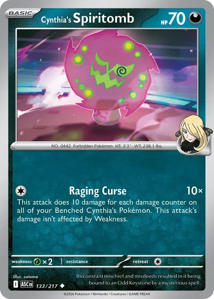 Cynthia's Spiritomb Ascended Heroes 133