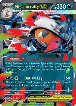 Mega Scrafty ex Ascended Heroes