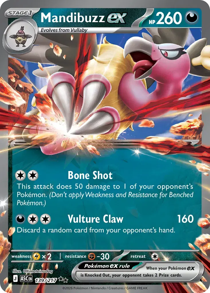 Mandibuzz ex Ascended Heroes 139