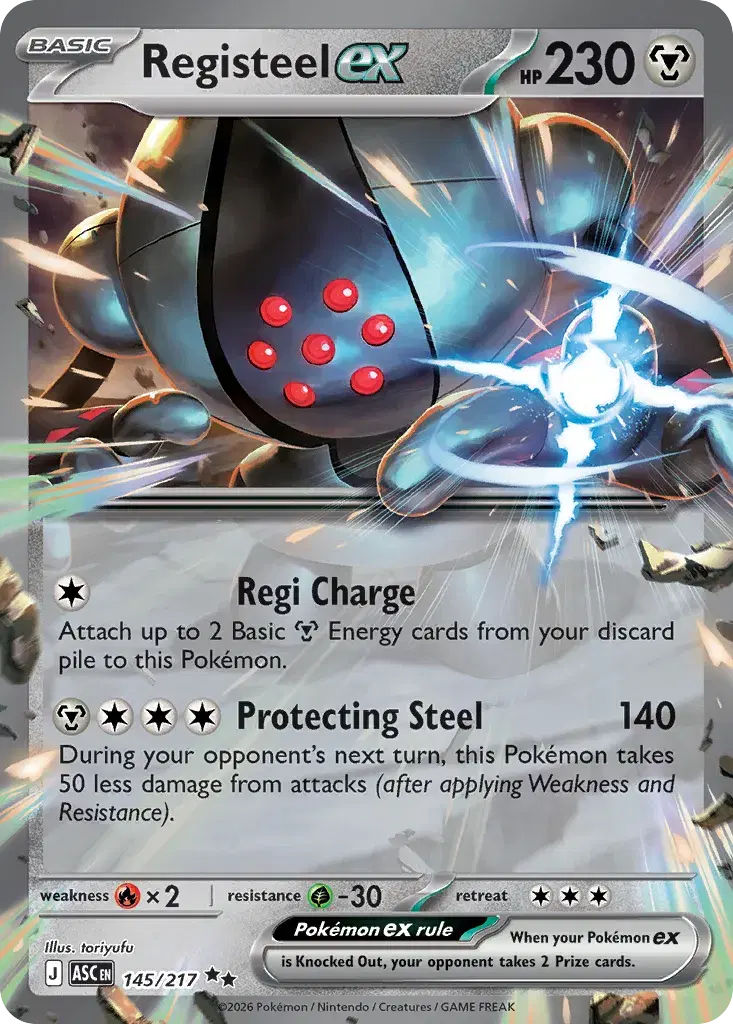Registeel ex Ascended Heroes 145