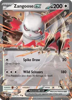 Zangoose ex Ascended Heroes