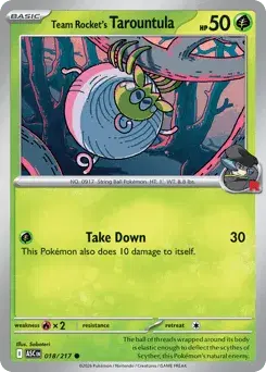 Team Rocket's Tarountula Ascended Heroes