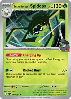 Team Rocket's Spidops Ascended Heroes