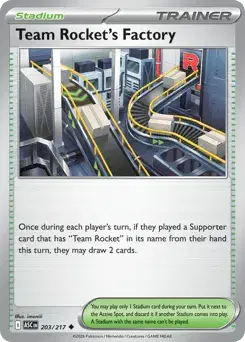 Team Rocket's Factory Ascended Heroes