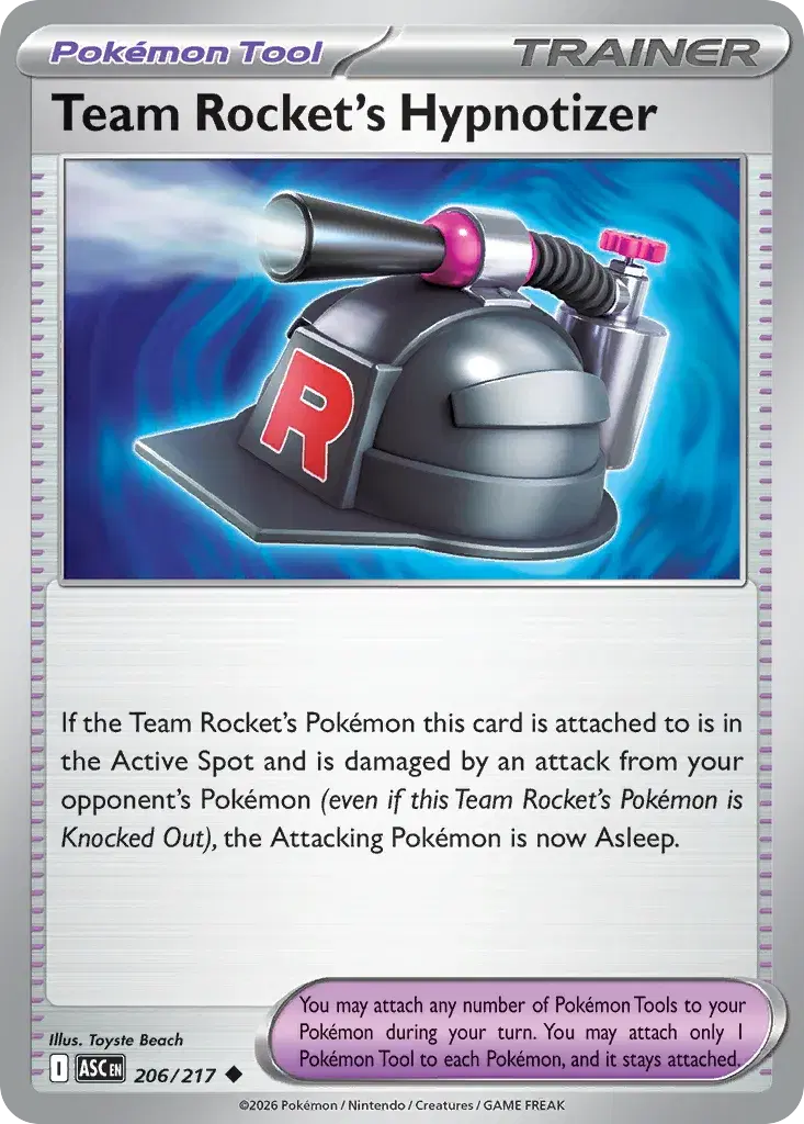 Team Rocket's Hypnotizer Ascended Heroes 206