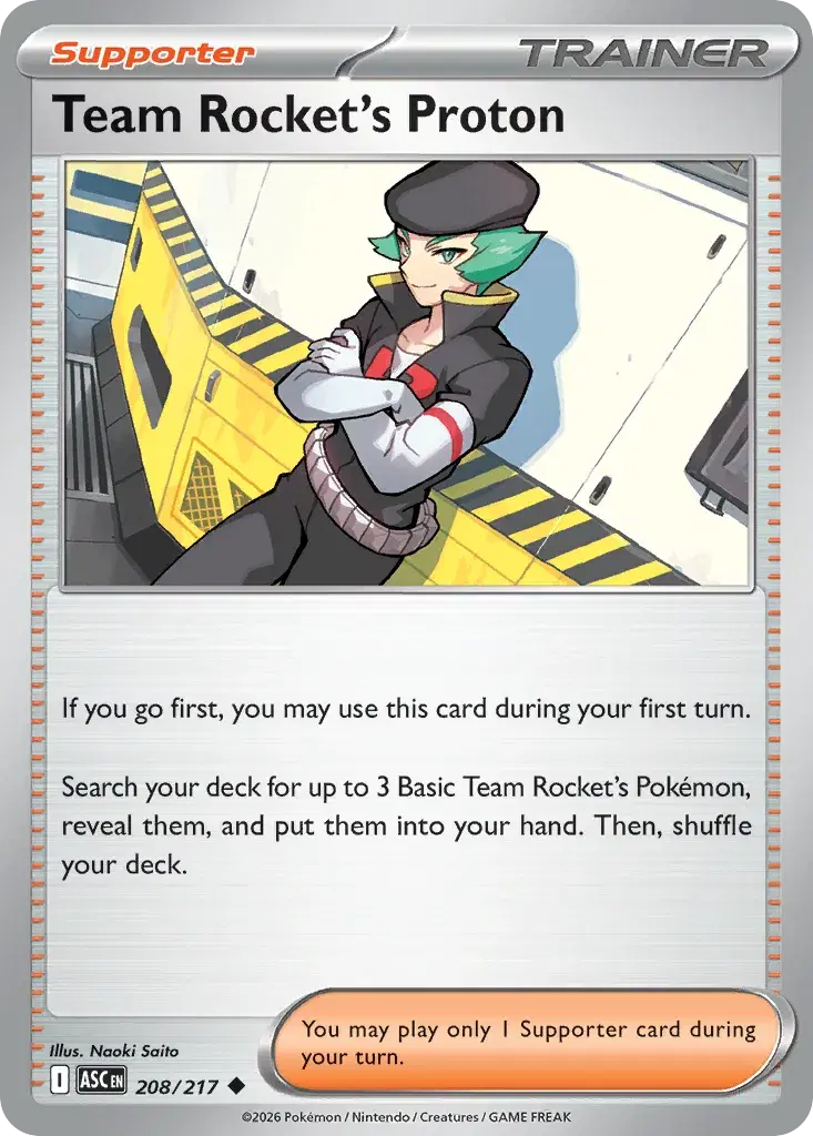 Team Rocket's Proton Ascended Heroes 208