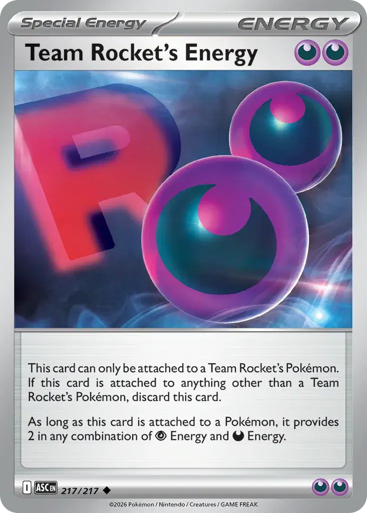 Team Rocket's Energy Ascended Heroes 217