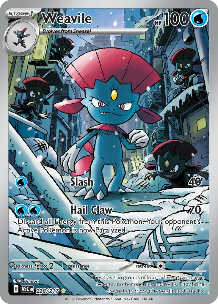 Weavile Ascended Heroes 228