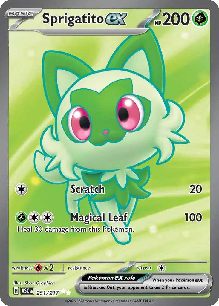 Sprigatito ex Ascended Heroes 251