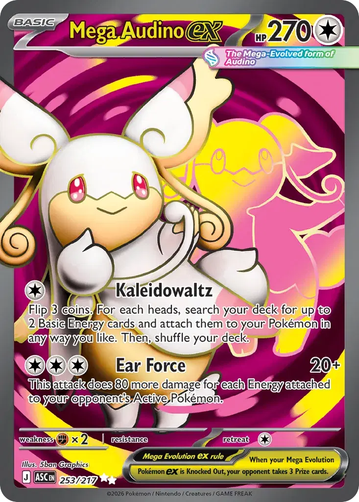 Mega Audino ex Ascended Heroes 253