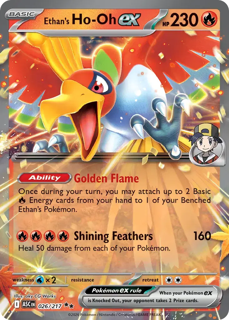 Ethan's Ho-Oh ex Ascended Heroes 26