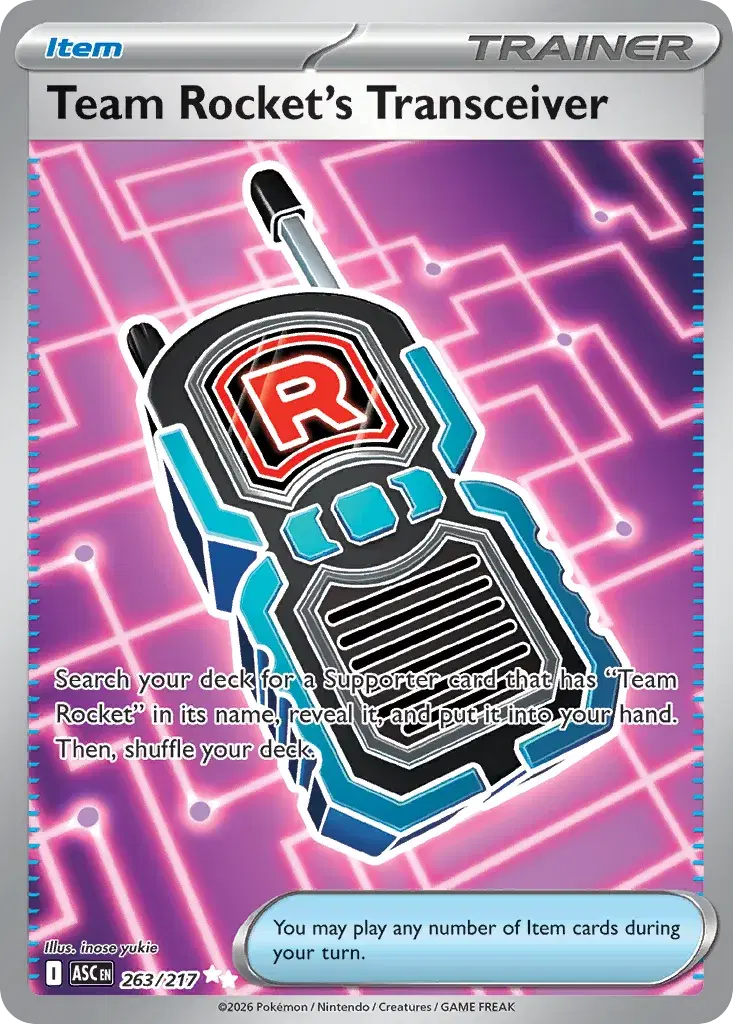Team Rocket's Transceiver Ascended Heroes 263