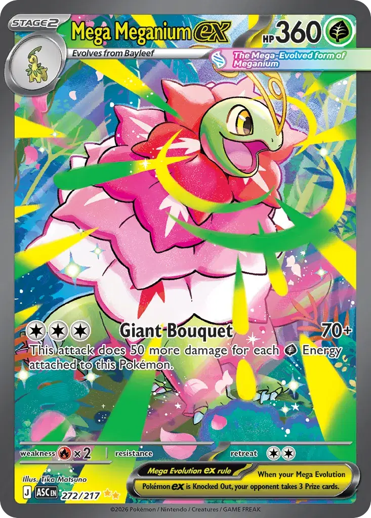 Mega Meganium ex Ascended Heroes 272